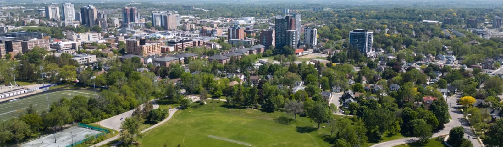 Residential buildings across the Waterloo Region.